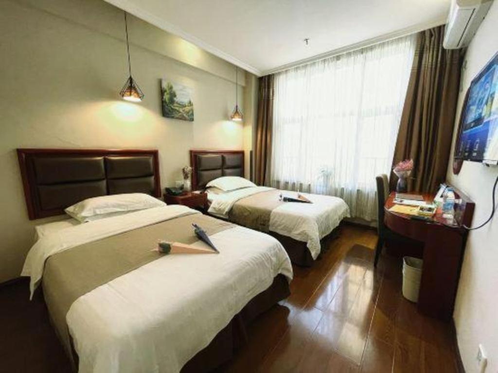Greentree Inn Bole Wanxianghui Express Hotel Exterior foto